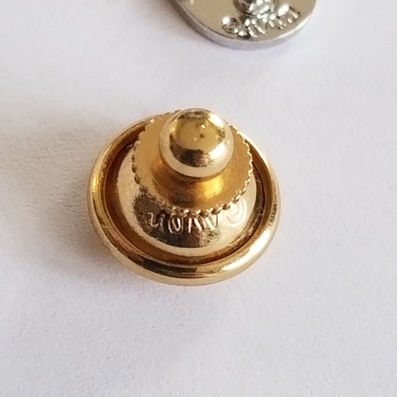 Vintage Avon pin Partridge in a Pear Tree pin brooch gold silver tone - Picture 5 of 8